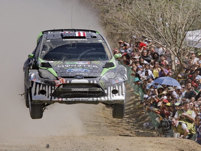 KEN BLOCK Jump Ford Rally Cars 32x24 Print Poster