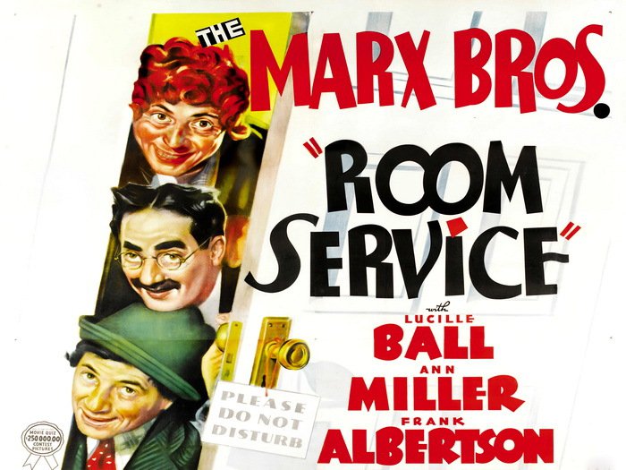 Room Service 1938 Retro Movie Vintage 32x24 Print Poster