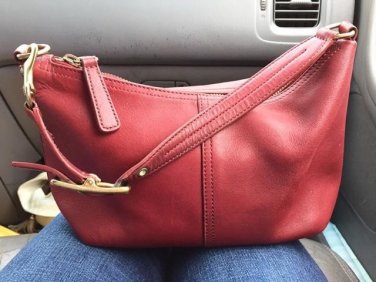 COACH Vintage Legacy Shoulder Bag in Red