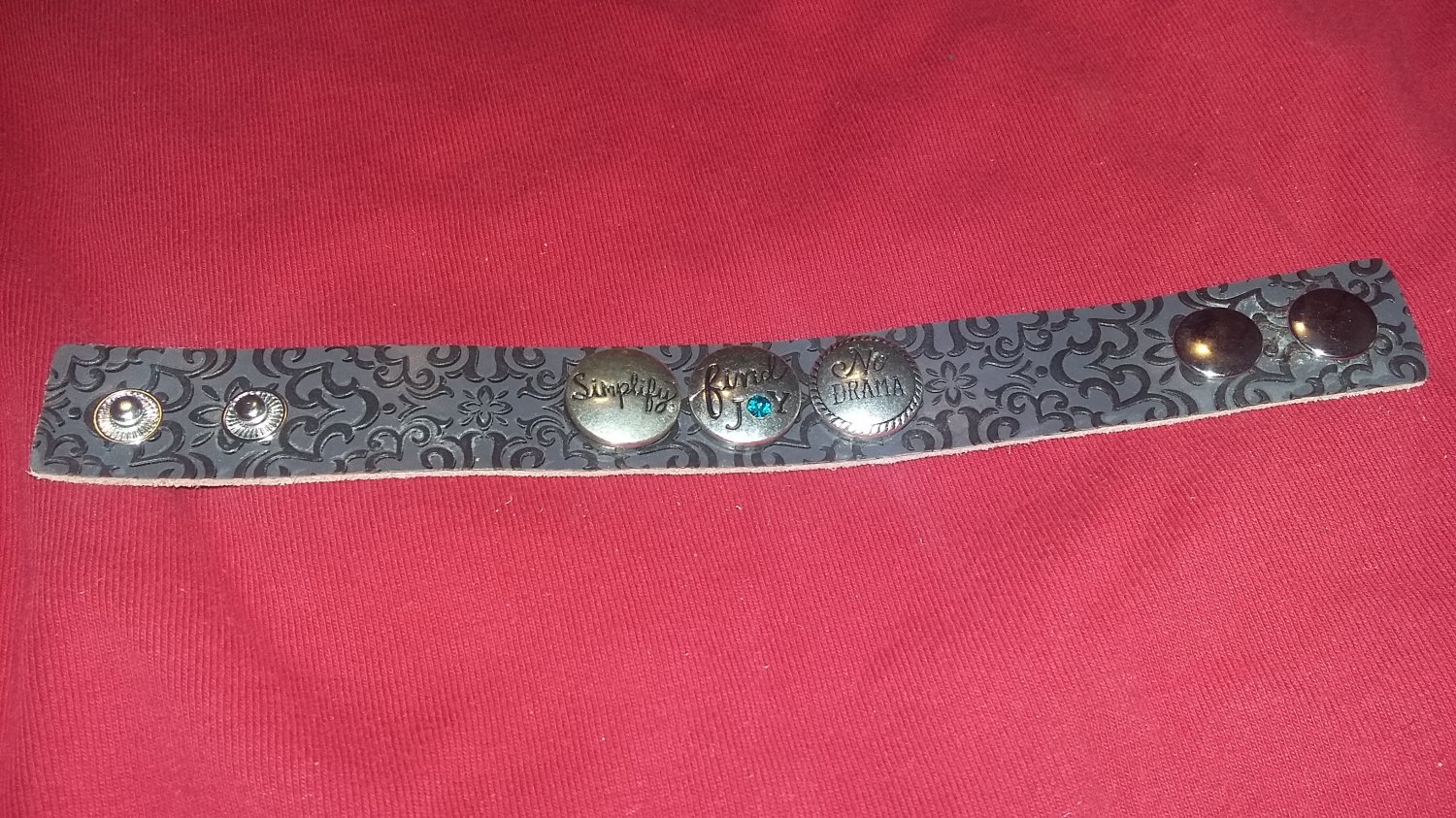 Leather Snap Bracelet