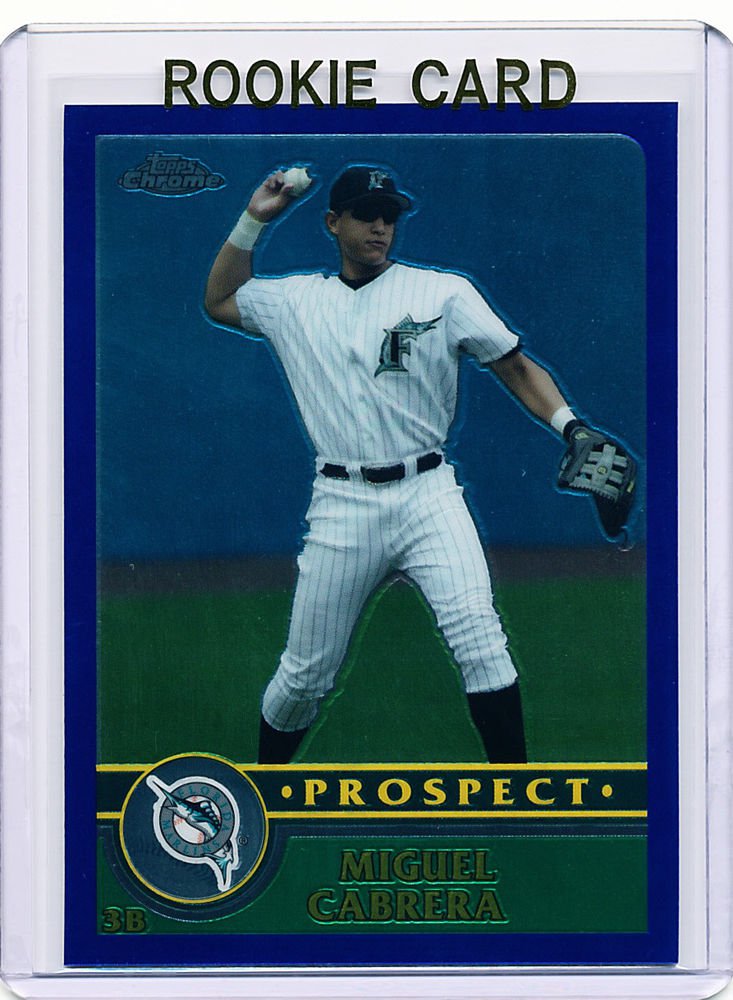 RC~MIGUEL CABRERA 2003 Topps Chrome Traded ROOKIE CARD~03~WORLD SERIES