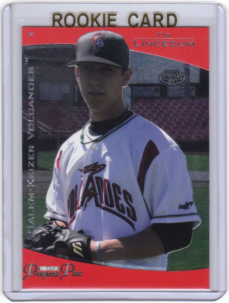 RC~TIM LINCECUM 2006 TriStar Prospects Plus ROOKIE CARD~06~WORLD SERIES