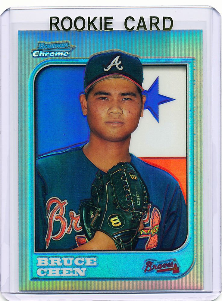 REF~RC~BRUCE CHEN 1997 Bowman Chrome International Refractor ROOKIE ...