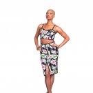 Sexy Tropical Print Crop Top