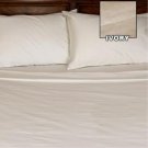 500 Thread Count 100% Egyptian cotton 4piece Sheet Set Solid ( Full XL , Ivory