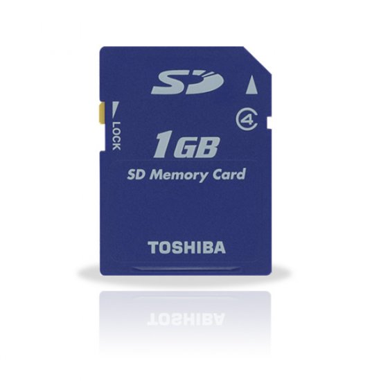 Toshiba 1GB Class 4 High-Speed Type Secure Digital Card (#SD04)