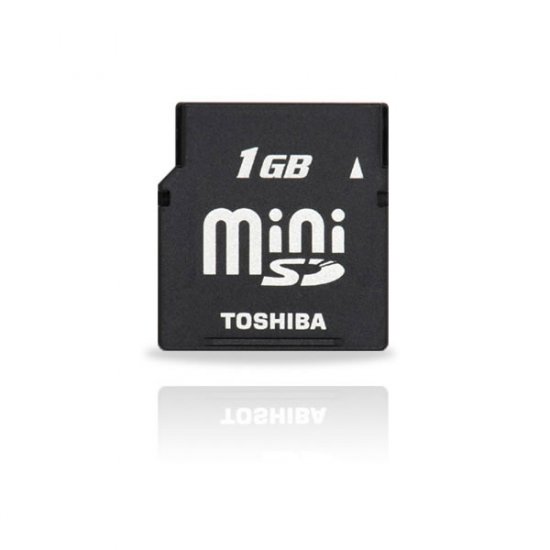 Toshiba 1GB miniSD Card (#SD08)