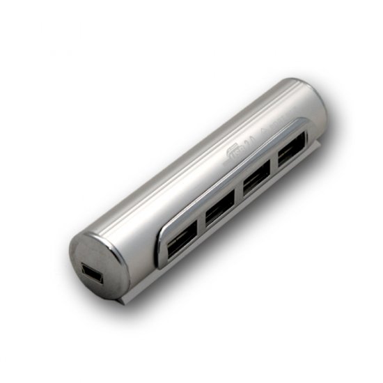 4 Port High Speed 480MBps Mini Pocket Size USB Hub (#HU58)