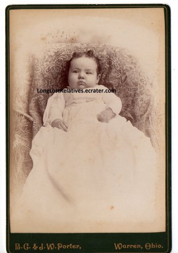 Edna Bartlett Cabinet Card, Warren, Ohio