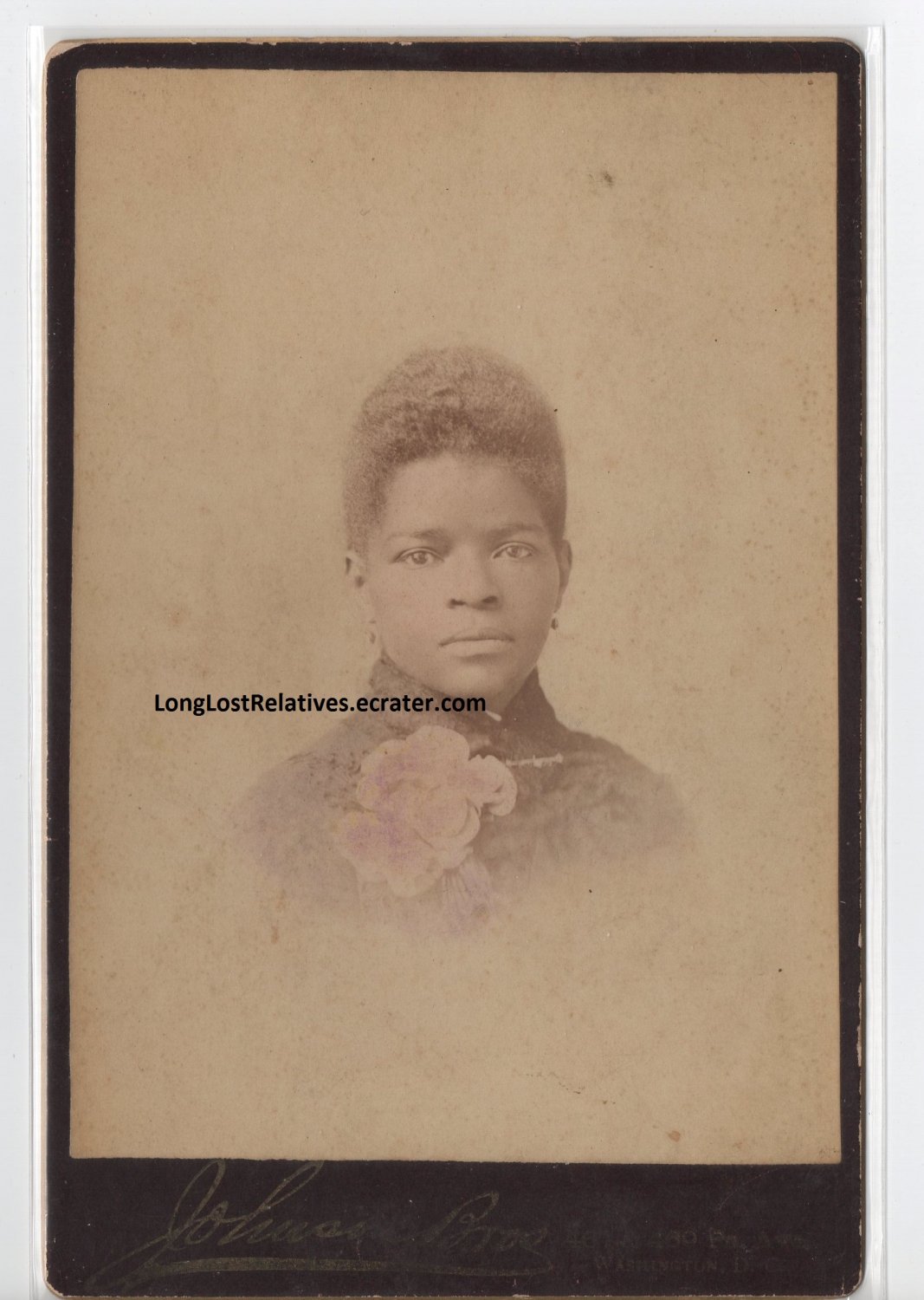 African American Lady Card