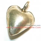 5 Plain Heart Charms By I Love Hill Tribe Silver