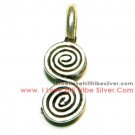 5 Double Swirls Charms By I Love Hill Tribe Silver