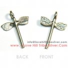10 Dragonfly Charms By I Love Hill Tribe Silver