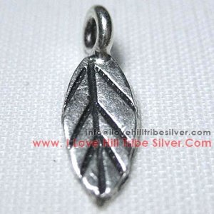 10 Leaf Charms By I Love Hill Tribe Silver