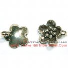 5 Small Flower Charms By I Love Hill Tribe Silver