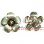 5 Small Flower Charms By I Love Hill Tribe Silver