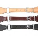 King Western  Leather Show Spur Straps One Pair black