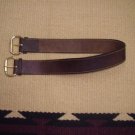 36" x 2" Leather Back flank girth western saddle Roller Buckles Brass royal king