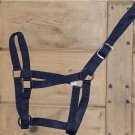 Light weight Nylon Halter  Horse Tack Horse 800-1100 lbs NAVY tough-1