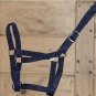 Light weight Nylon Halter Horse Tack Horse 800-1100 lbs NAVY tough-1