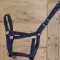 Light weight Nylon Halter Horse Tack Horse 800-1100 lbs NAVY tough-1