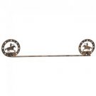 Western Bathroom Decor Towel Bar  Horse Shooter Cowboy Bronze/black Tough-1