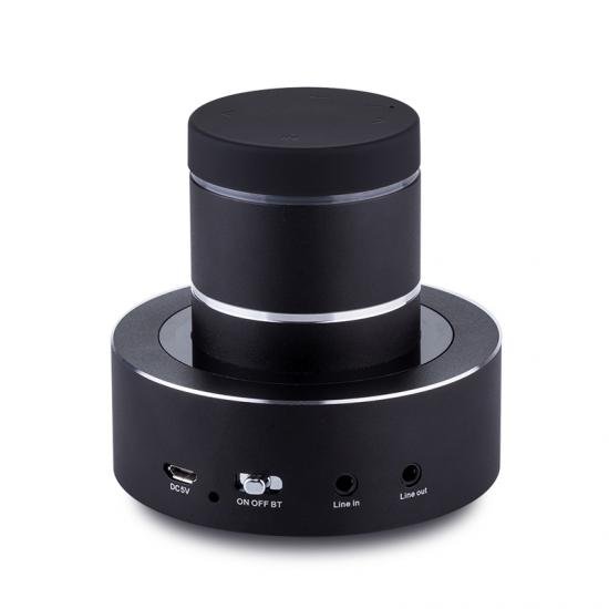 Vibration Bluetooth Speaker NFC Touch HIFI Subwoofer ( Black )