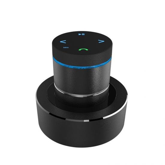 Vibration Bluetooth Speaker NFC Touch HIFI Subwoofer ( Black )