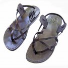 Populer Greek Leather Sandals Crisscross Sandals Style Thin Strapped Adjustable