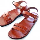 Adjustable Brown New Greek Leather Sandals " BIBLICAL" Design