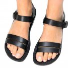 Handmade Greek Leather Sandals Best Design 5-12 Black !