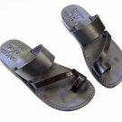 Greek Leather Sandals ! Style Flip-Flop Design Handmade - Size's : US 5-12 EU 35-46 Brown/black !