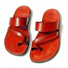 Flip-Flop Design Handmade Greek Leather Sandals size's : US 5-12 EU 35-46 Brown/black !