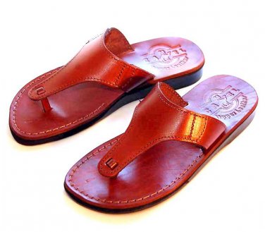 Leather Sandals Flip-Flop handmade all size's : US 5-12 EU 35-46 Brown/black !