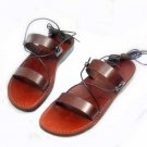 New Greek Leather Sandals Straps Model New Handmade Sandals - Size's : US 5-12 EU 35-46