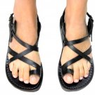 New Crisscross Thin Strapped Adjustable Greek Leather Sandals - size's : US 5-12 EU 35-46