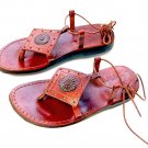 Greek Leather Sandals Ladies Design "ETHNIC" Super Design size's : US 5-10 EU 35-41