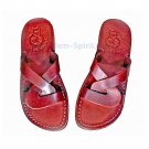 Ladies Weave Style Brown Greek Leather Sandals Flip-flop Fine Leather size's : US 5-10.5 EU 35-42
