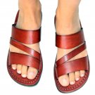 Greek Leather Sandals ! Unique Flip-Flop hand made Sandals ! size's : US 5-12 EU 35-46