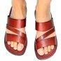 Greek Leather Sandals ! Unique Flip-Flop hand made Sandals ! size's : US 5-12 EU 35-46
