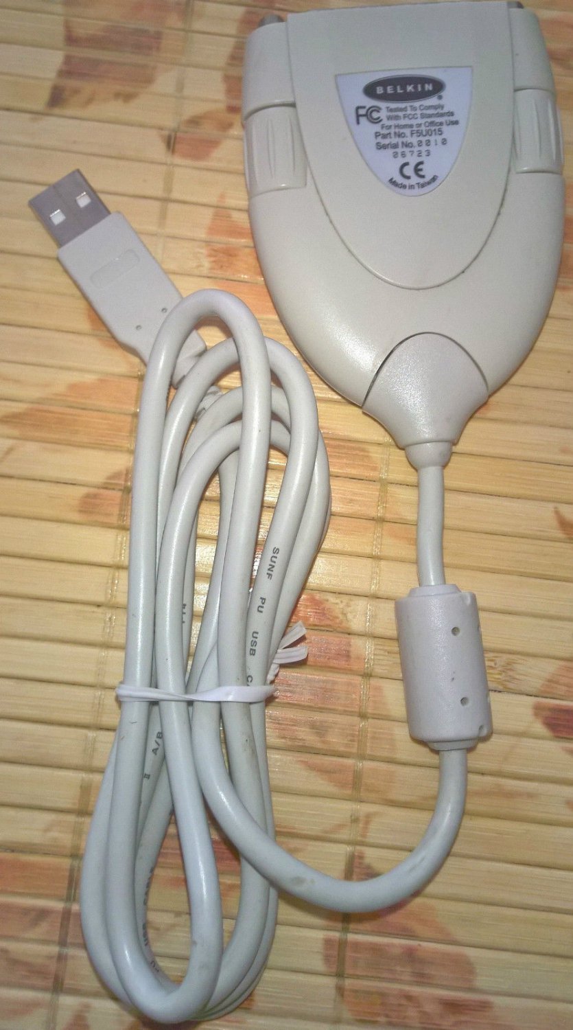 BELKIN USB to SCSI DB25F ADAPTER F5U015 (Mac OS & Windows) (OLD Version)