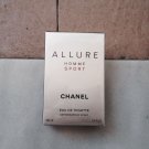 chanel allure homme sport men's cologne 3.4 oz 100 ml EDT