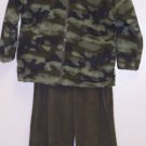 Boys Army Print Sweatsuit Size 18M