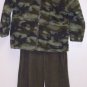 Boys Army Print Sweatsuit Size 18M