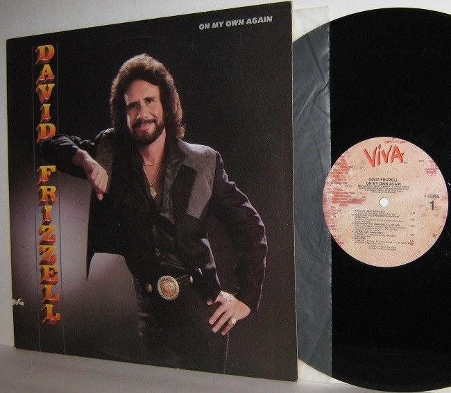 1983 DAVID FRIZZELL LP On My Own Again Ex / Ex to Mint Minus Vinyl