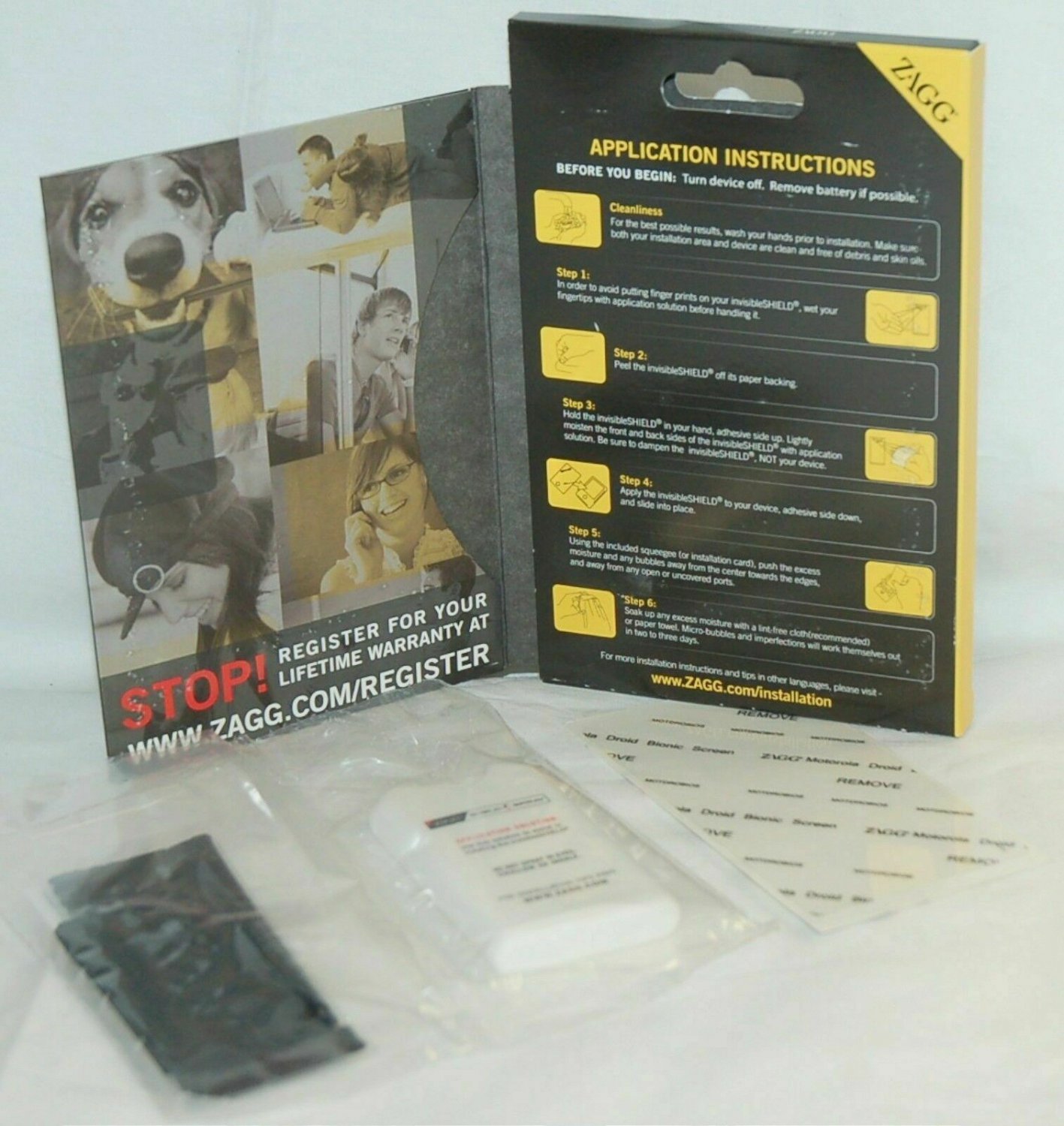 ZAGG Invisible Shield  Screen Protector for Apple iPhone 4
