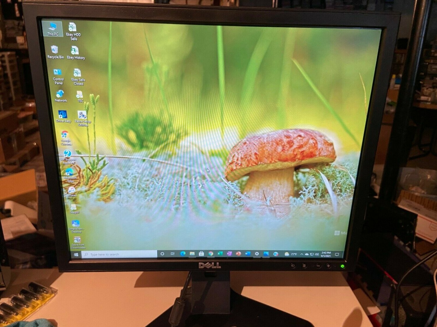 Dell P190Sb 19" LCD Professional Flat Panel Monitor VGA DVI 1280x1024 w/ Stand