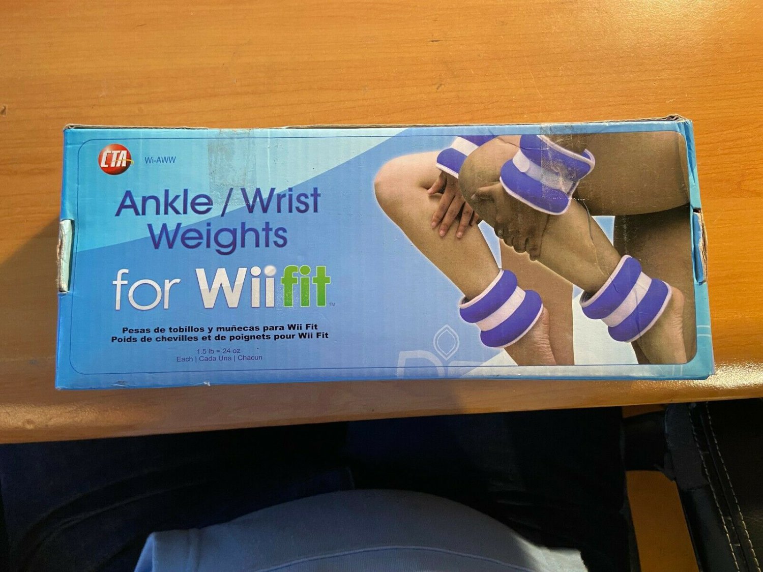 CTA WI-AWW Digital Ankle Wrist Weights Set Fit 1.5 Pounds Each For Wii Fit