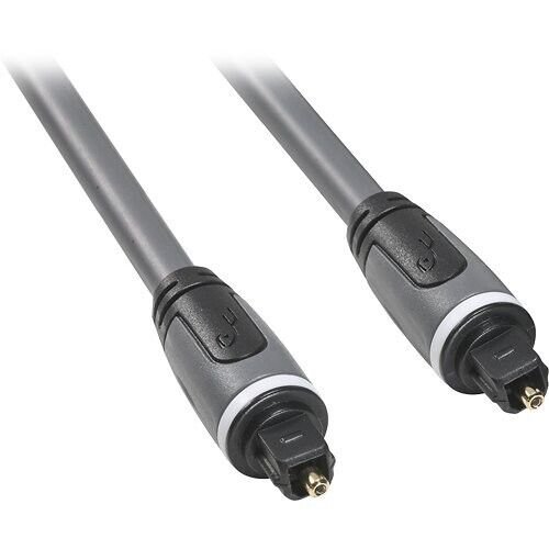 Rocketfish - 8' Digital Optical Audio Cable RF-G1219 Gray