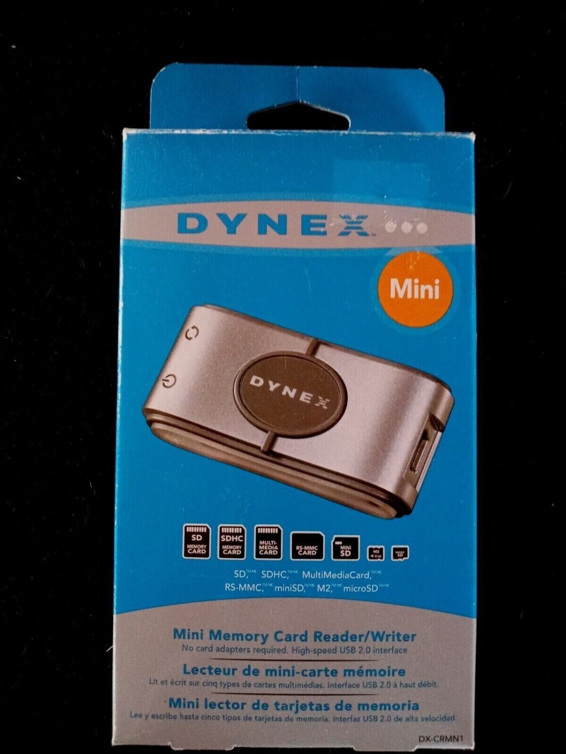 Dynex  6-in-1 USB 2.0 Mini Multi-Memory Card Reader Micro sd  DX-CRMN1
